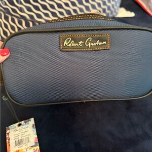 Robert Graham Navy Blue Travel Pouch
